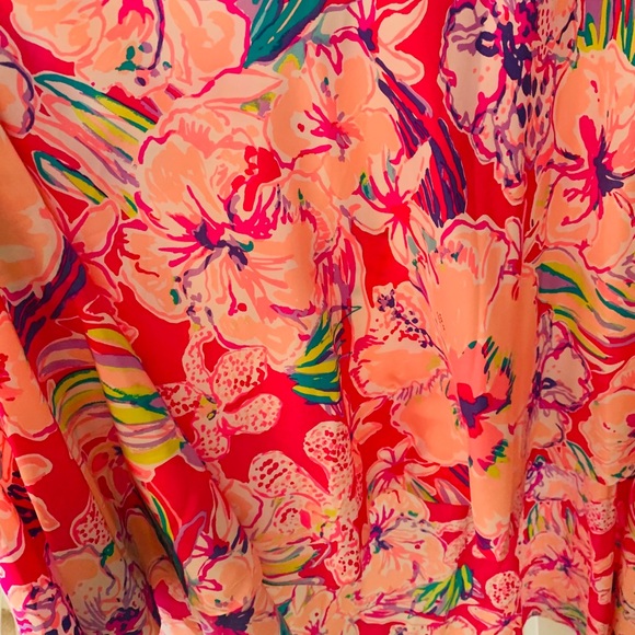 New! Lilly Pulitzer Gizelle Hi Low Halter Dress M - Picture 8 of 10